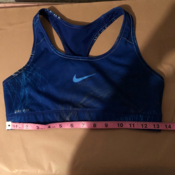 Nike Blue Sports bra 560 - Picture 3 of 4